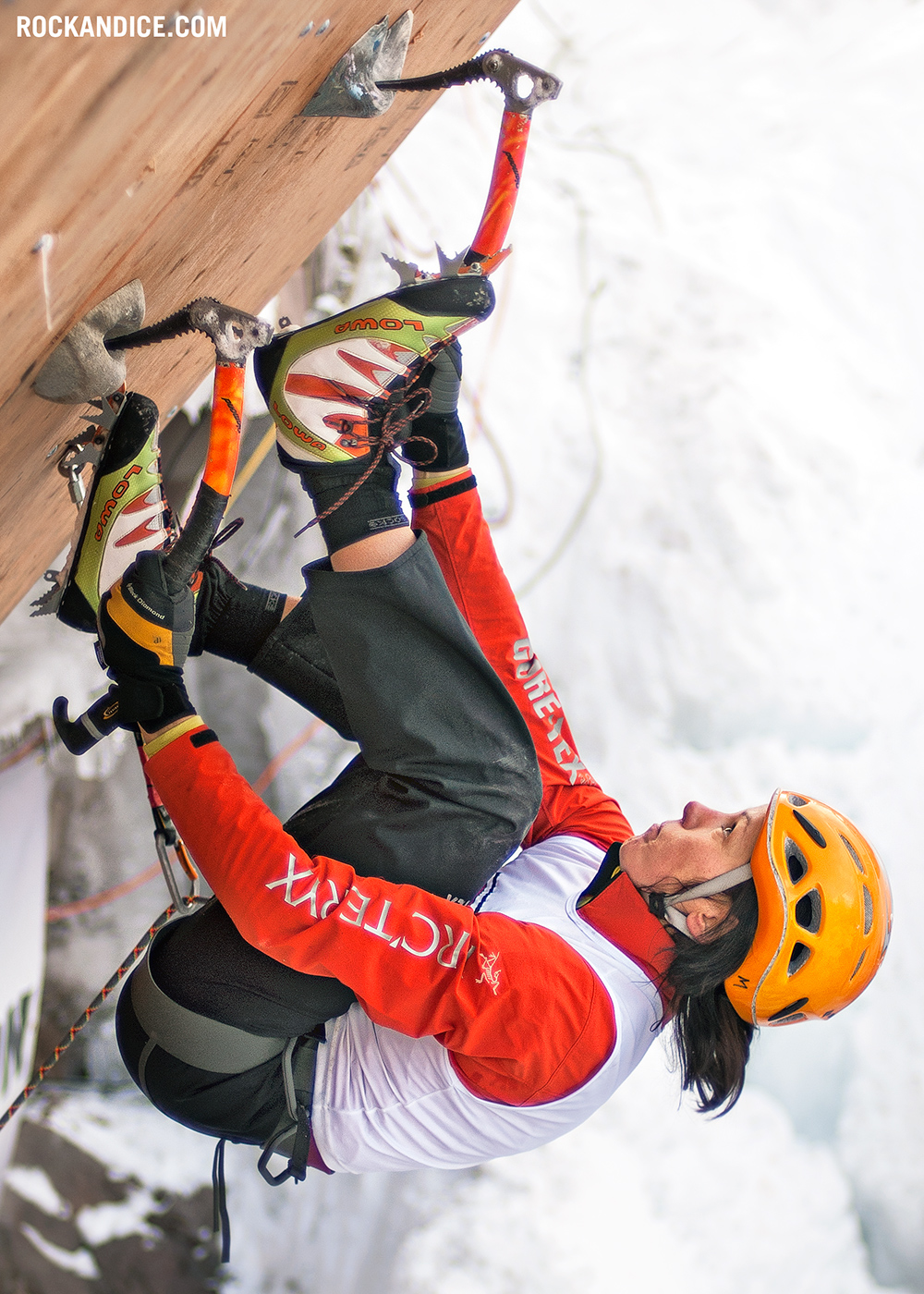 Ines Papert на фестивале Ouray Ice Festival