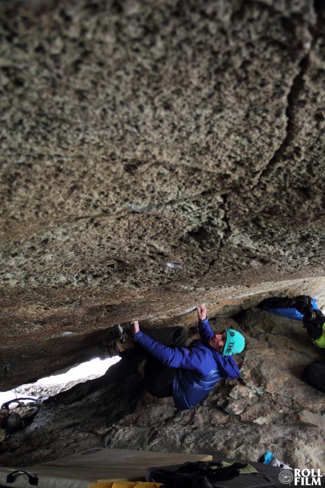 Daniel Woods на линии "Hydrangea" (V15).