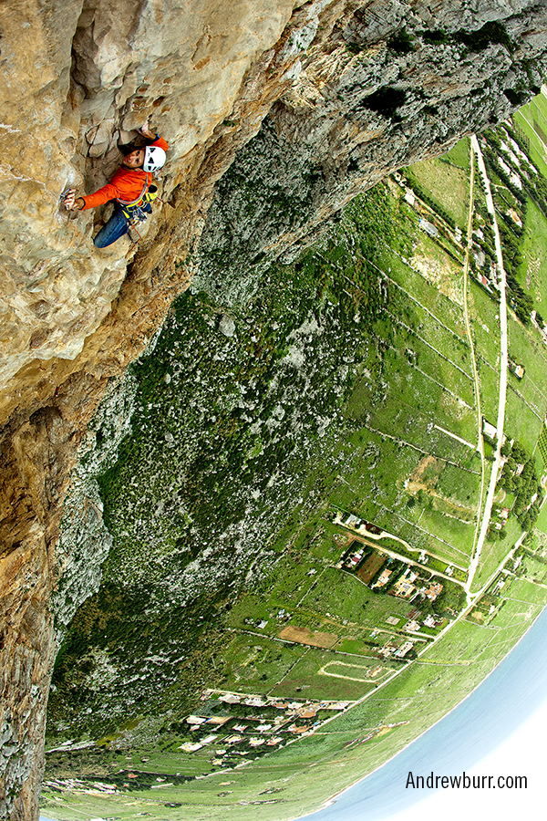 Chris Kalous на новом маршруте Monte Monaco, San Vito. 