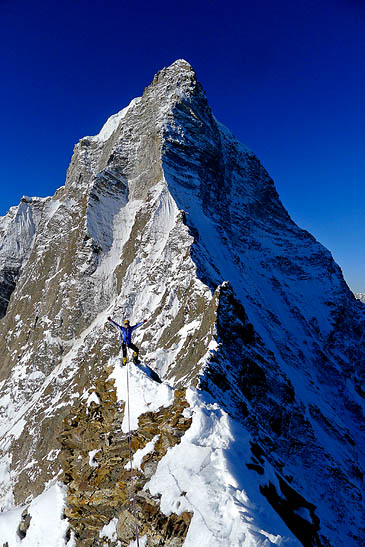 Новый маршрут “Prow of Shiva”, Индийские Гималаи, пик Shiva 6.142м