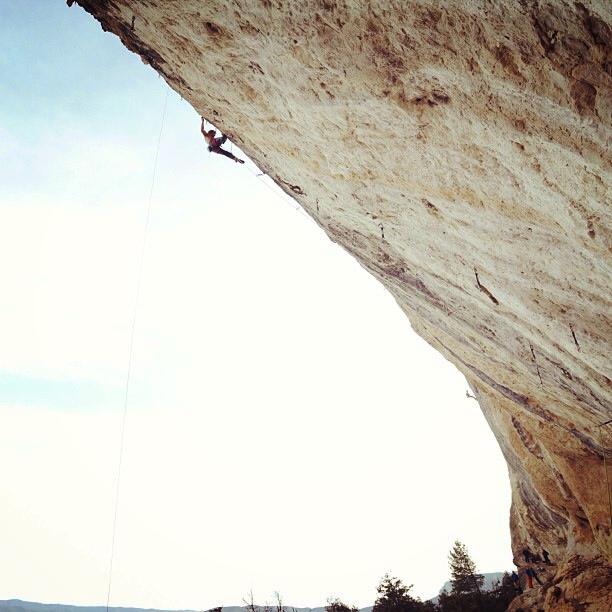 Крис Шарма (Chris Sharma) на маршруте "La Dura Dura" 9b+ 23 марта 2013 года 