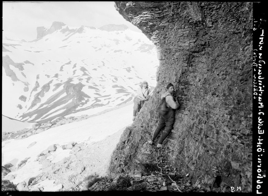 восхождение на Lobhörner. Фото 1910 г