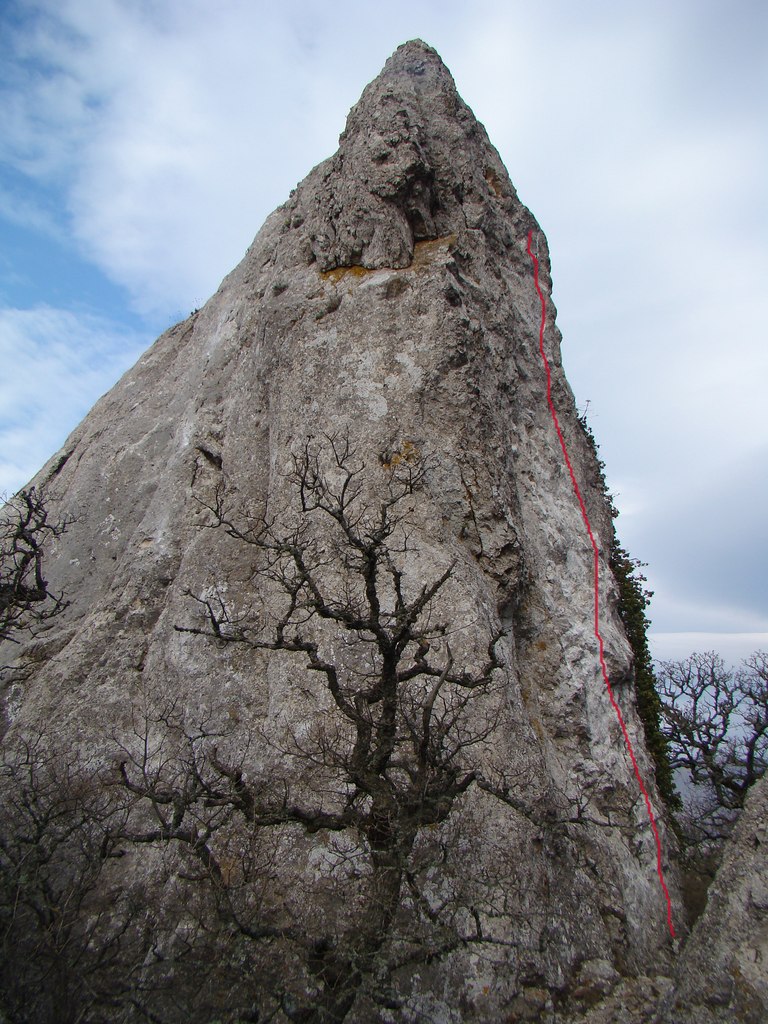 Скалы Тышлар, маршрут "Род" 5с/6а.