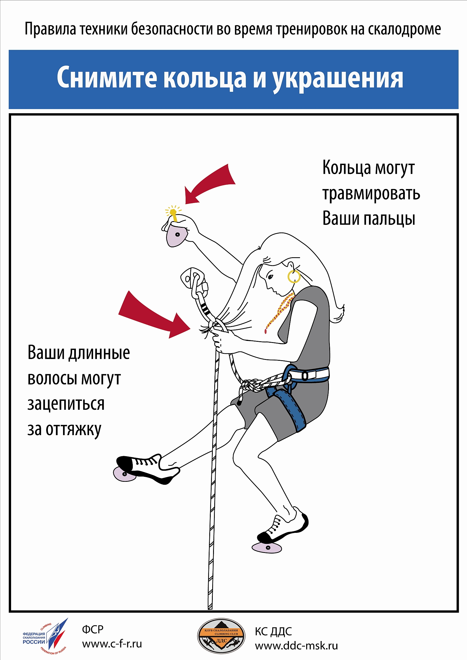 Техника безопасности при проведении занятий на скалодроме.