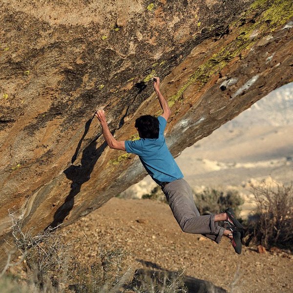 Вид с Саркита на Climbers garden(у дороги) и Требенну