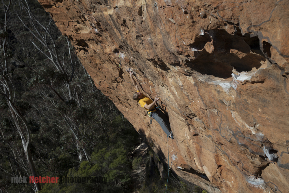 Finishing Retired Extremely Dangerous (9a). Первое восхождение 