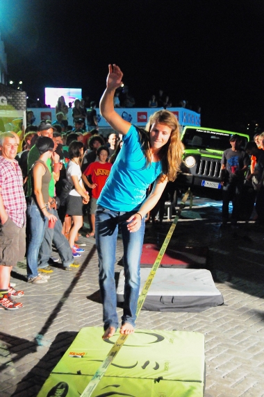  Анна Штер (Anna Stöhr) на фестивале The North Face Kalymnos Climbing Festival 2012