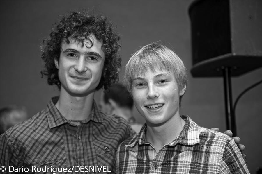 Arco Rock Legends 2013. Адам Ондра (Adam Ondra) и Александр Мегос (Alexander Megos)