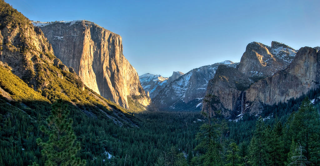 Долина Эль-Капитан (El Capitan) в Национальном парке Йосемити (США)