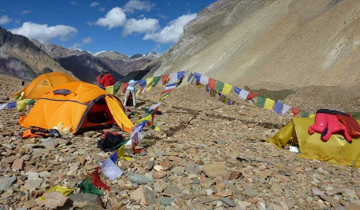 Передовой Базовый лагерь у горы Сайпал (Mount Saipal, 7031м) на отметке 4800 метров