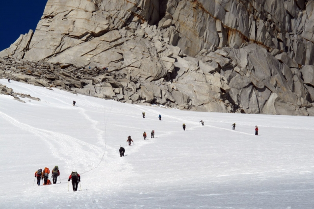 Маршрут Шелла (Schell Route), проходящий по Юго-Восточному флангу Нангапарбат - с Рупальской стороны