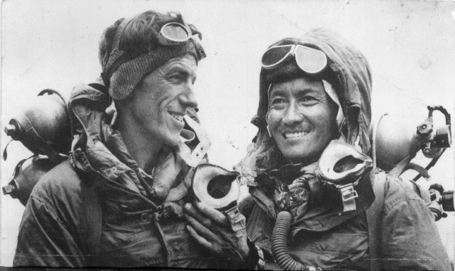 Эдмунд Хиллари (Edmund Hillary) и Тенцинг Норгей (Tenzing Norgay), 29 мая 1953 года 