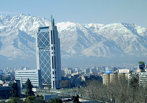 здания телефонной компании в Сантьяго, Чили (Telephonic Building in Santiago) 