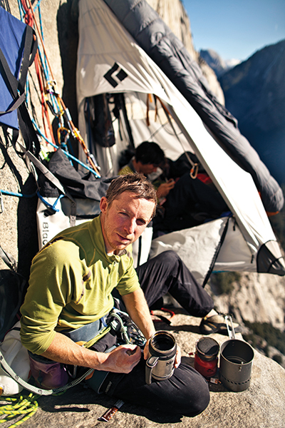 Томми Колдвелл (Tommy Caldwell) на проекте "Dawn Wall" на Эль-Капитане