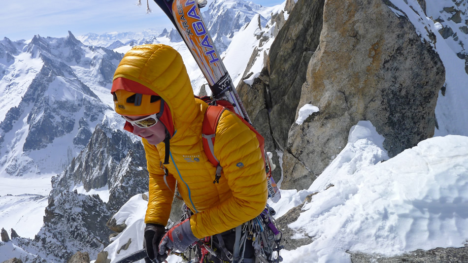 Восхождение на Эгиюй Верт (Naia-Aiguille Verte, 4122 м) выход на хребет Sans Nom