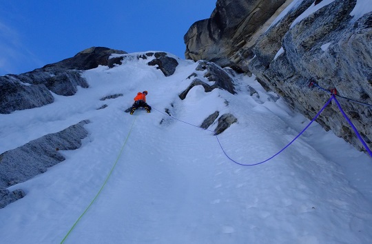 Впервые альпинисты покорили вершину Пик Пирамида (Pyramid Peak) на Аляске