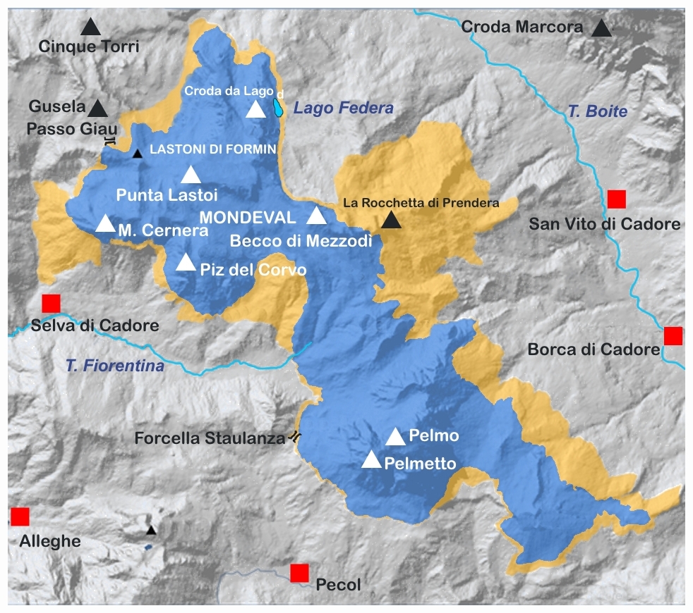  Pelmo and Croda da Lago