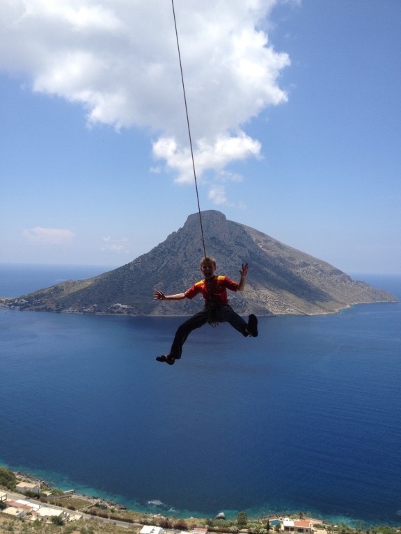  Александр Мегос на греческом острове Калимнос (Kalymnos)