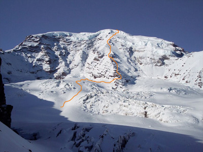 Маршрут восхождения на хребет Свобода (Liberty Ridge Route) горы Рейнир (Mount Rainier)