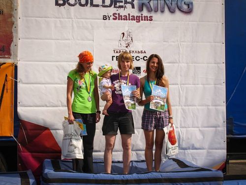 BoulderRING by Shalagins 2014. Второй этап. женский подиум среди любителей