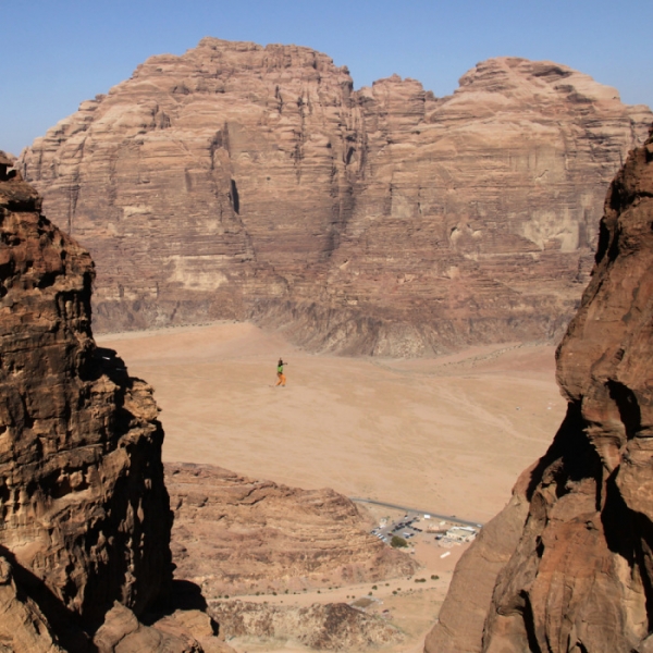 Jebel Rum, маршрут «Eye of Allah» и линия «Smile of Allah»