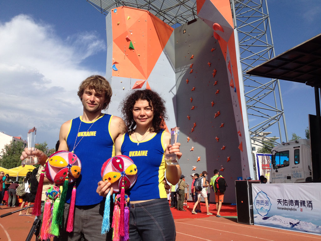 International rock-climbing 2014 Ledu