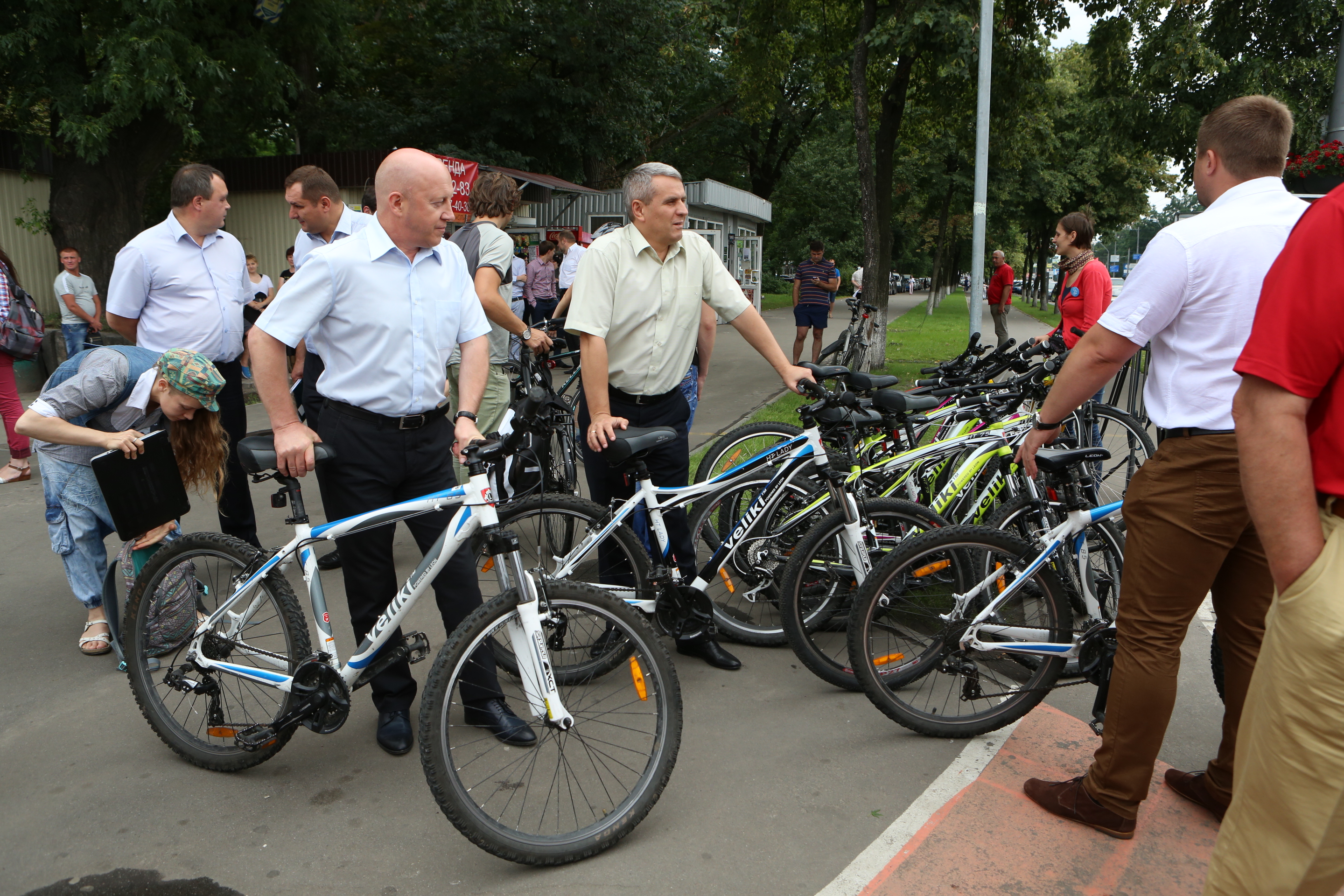 Велодорожки в Киеве