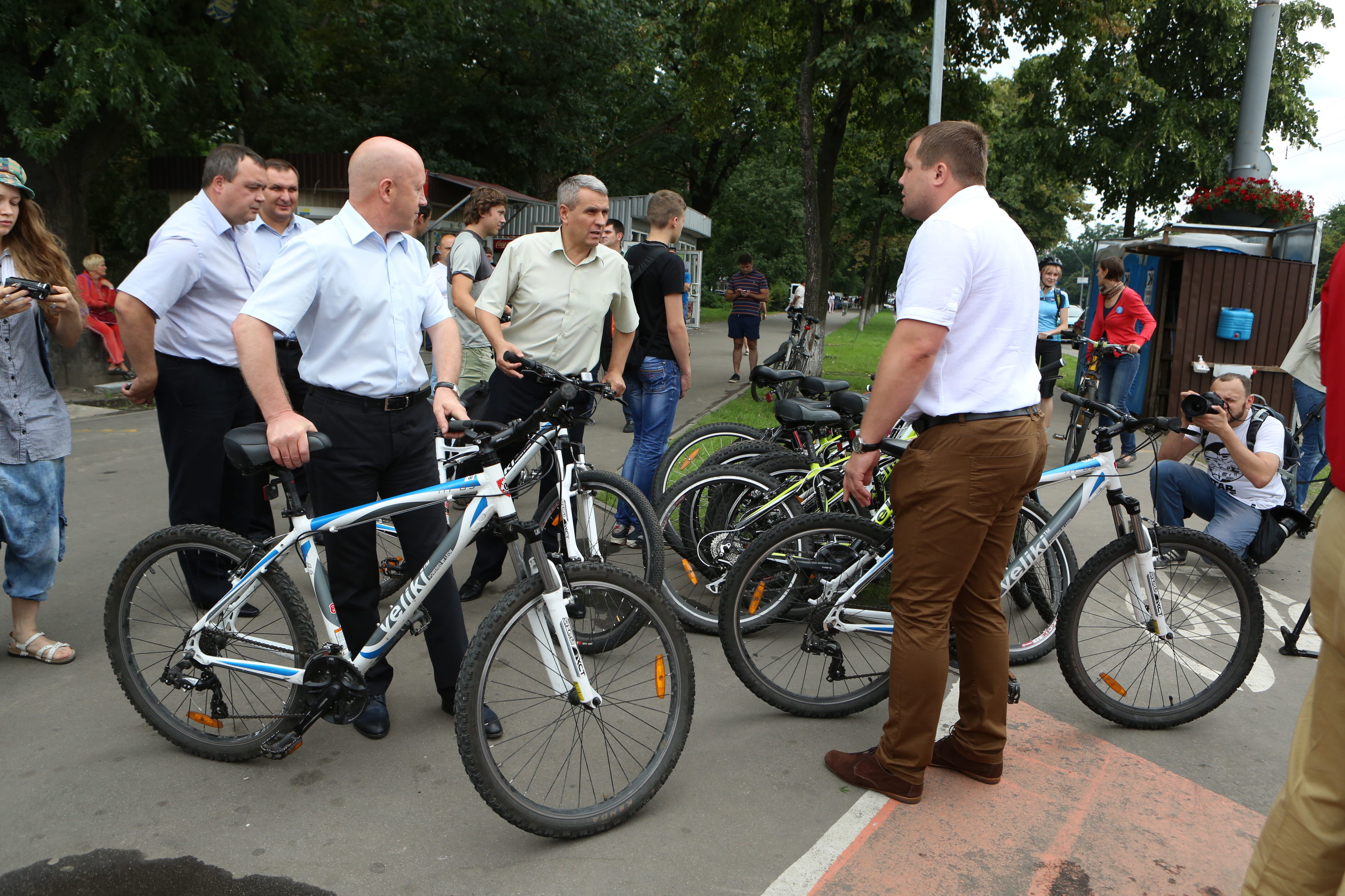 Велодорожки в Киеве