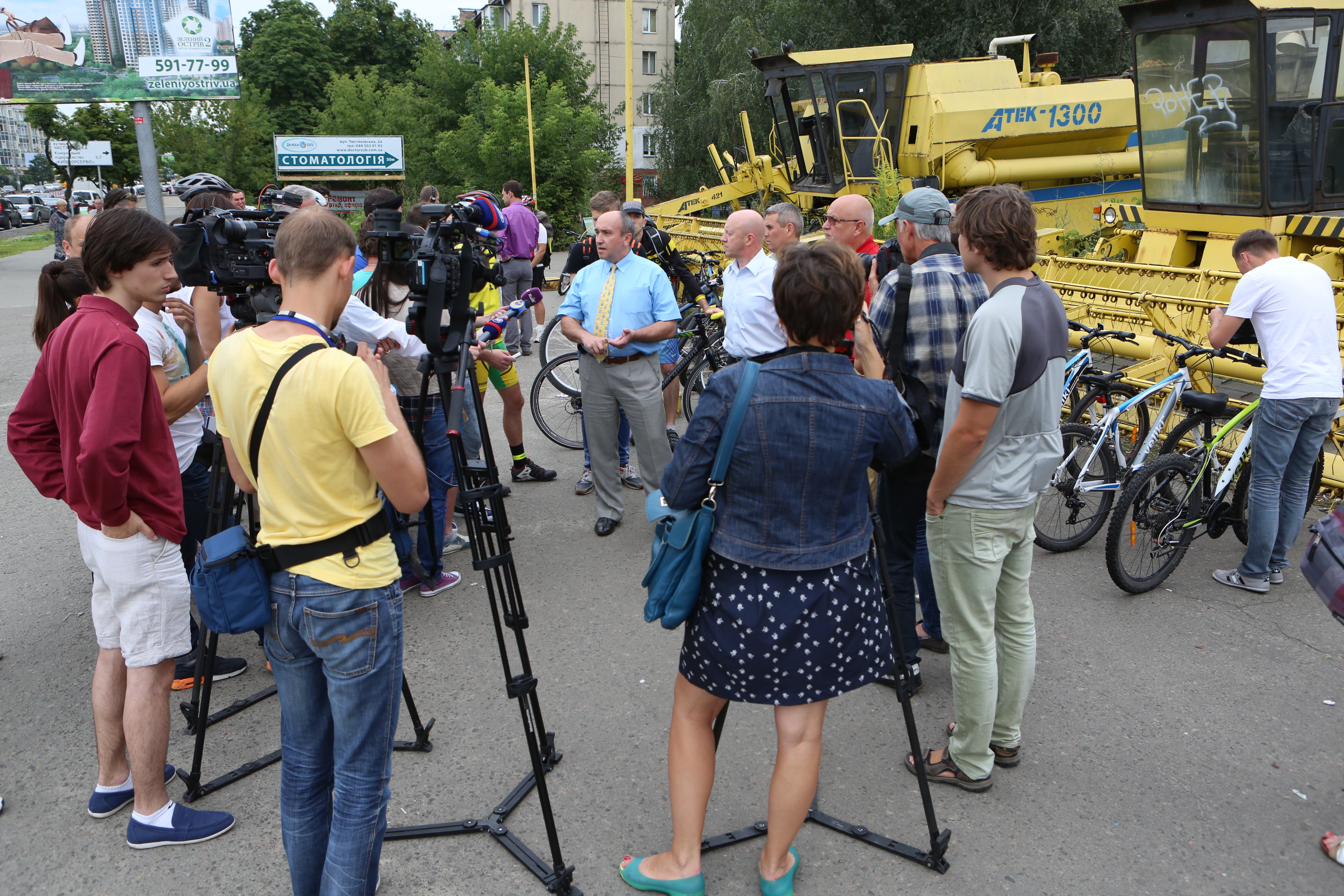 Велодорожки в Киеве