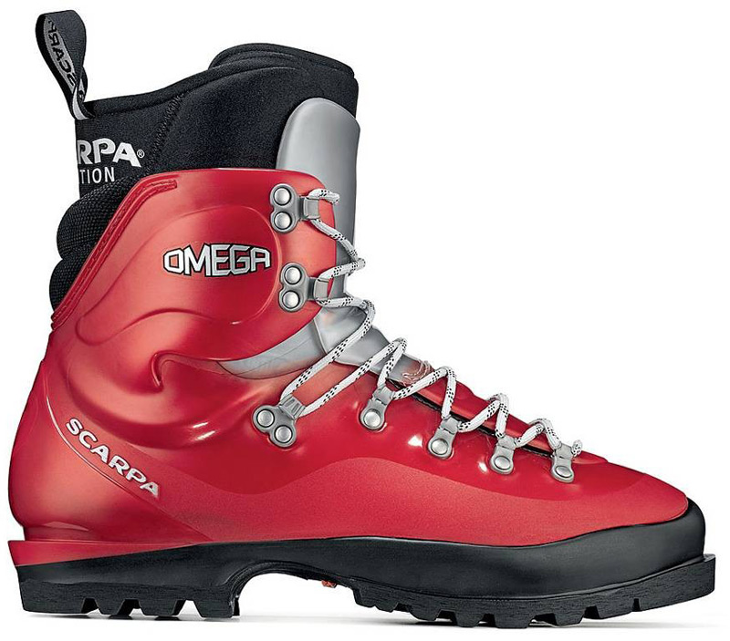 Scarpa Omega, 2500 г (пластик — 2220 г)- размер 45