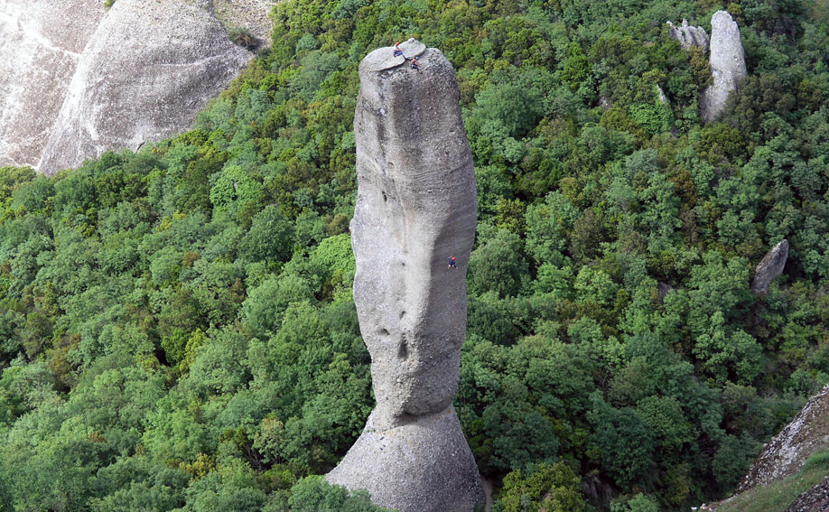 Скалолазы на Метеорах