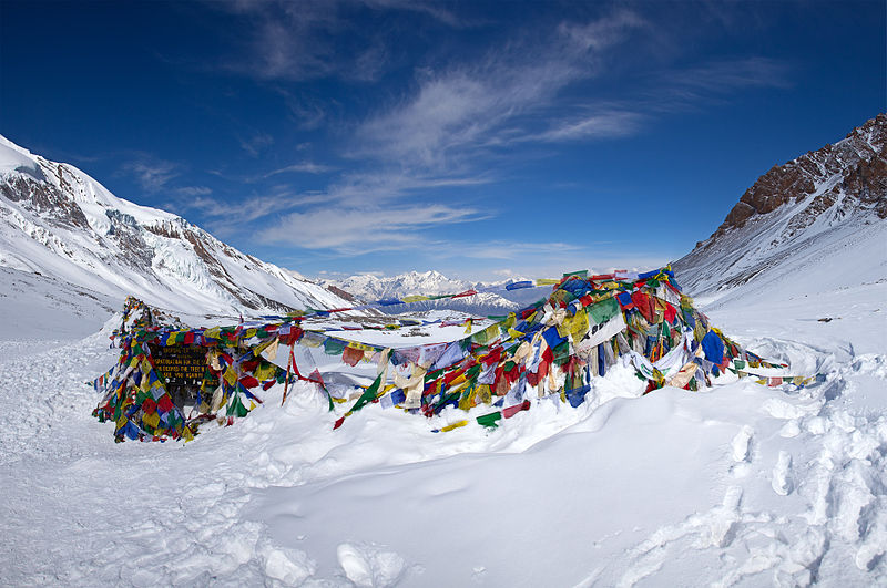 перевал Торонг Ла (Thorong La) в Непале