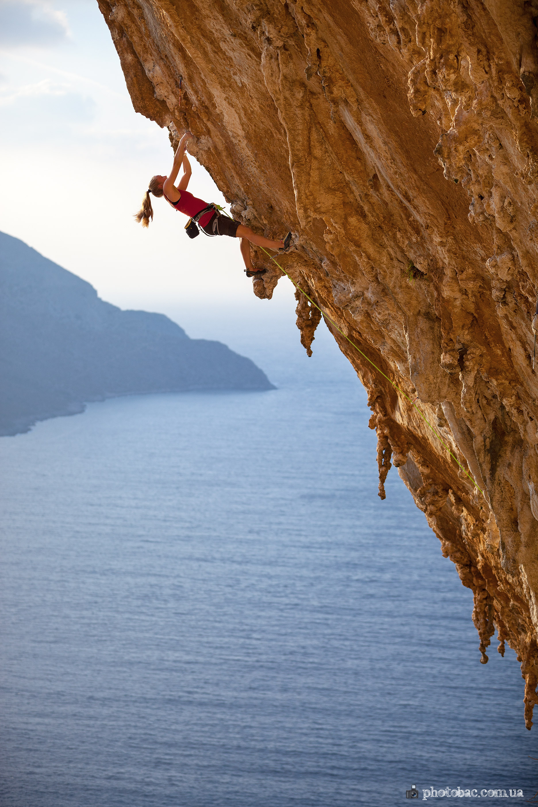 Елена Шурубор на фестивале  Kalymnos Climbing Festival 2014 