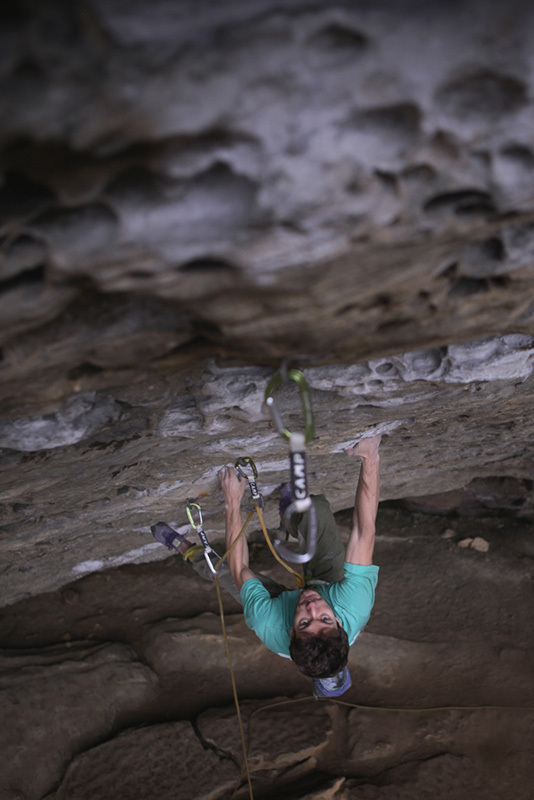 Стефано Гизольфи (Stefano Ghisolfi) в Ущелье Красной Реки (Red River Gorge)