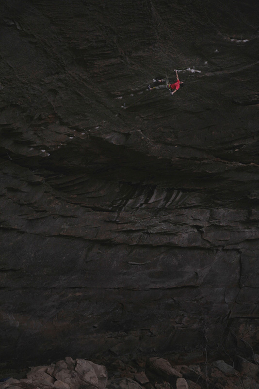 Стефано Гизольфи (Stefano Ghisolfi) в Ущелье Красной Реки (Red River Gorge)