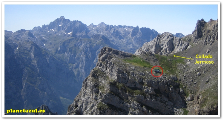 горная хижина Колладо Жермосо (Refugio Collado Jermoso). 