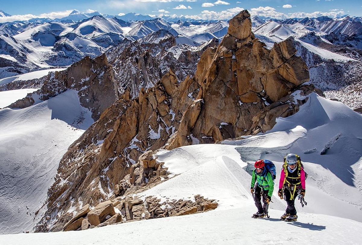 First Ascent of Mustang Himal, Nepal. Photograph by Jon Mancuso 