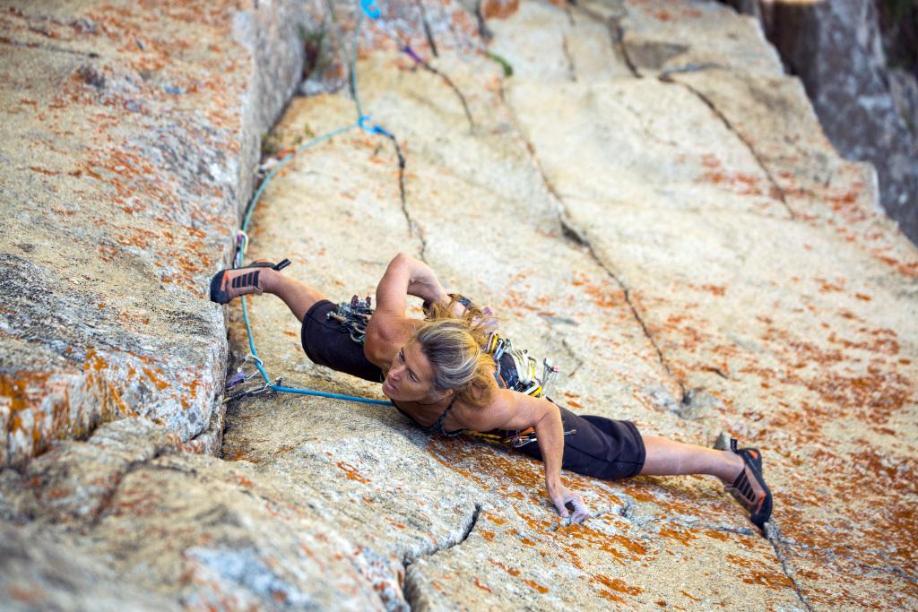 Линн Хилл (Lynn Hill). Photo: Andrew Burr 