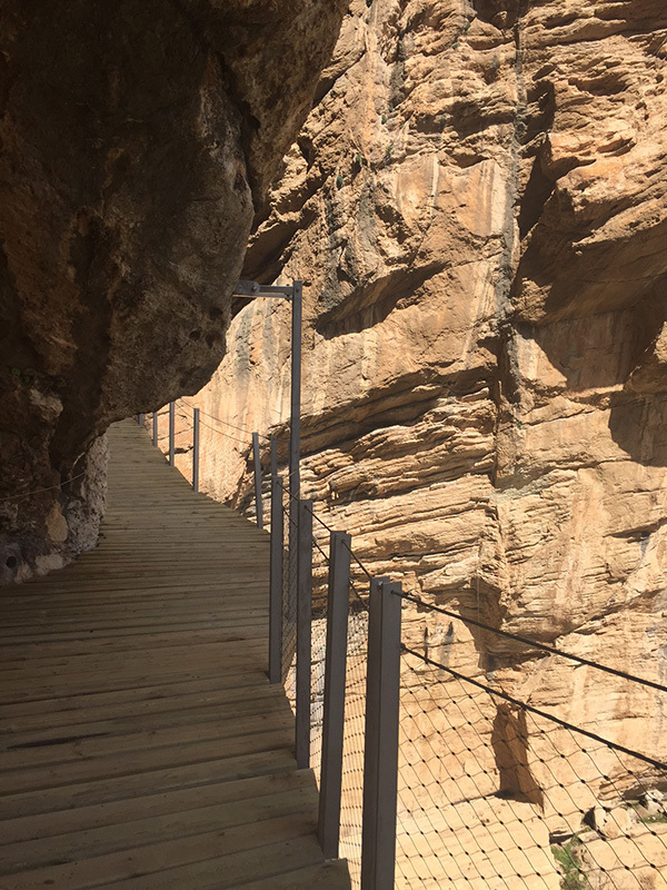 Королевская тропа (El Caminito del Rey),  Испания. состояние маршрута после реконструкции