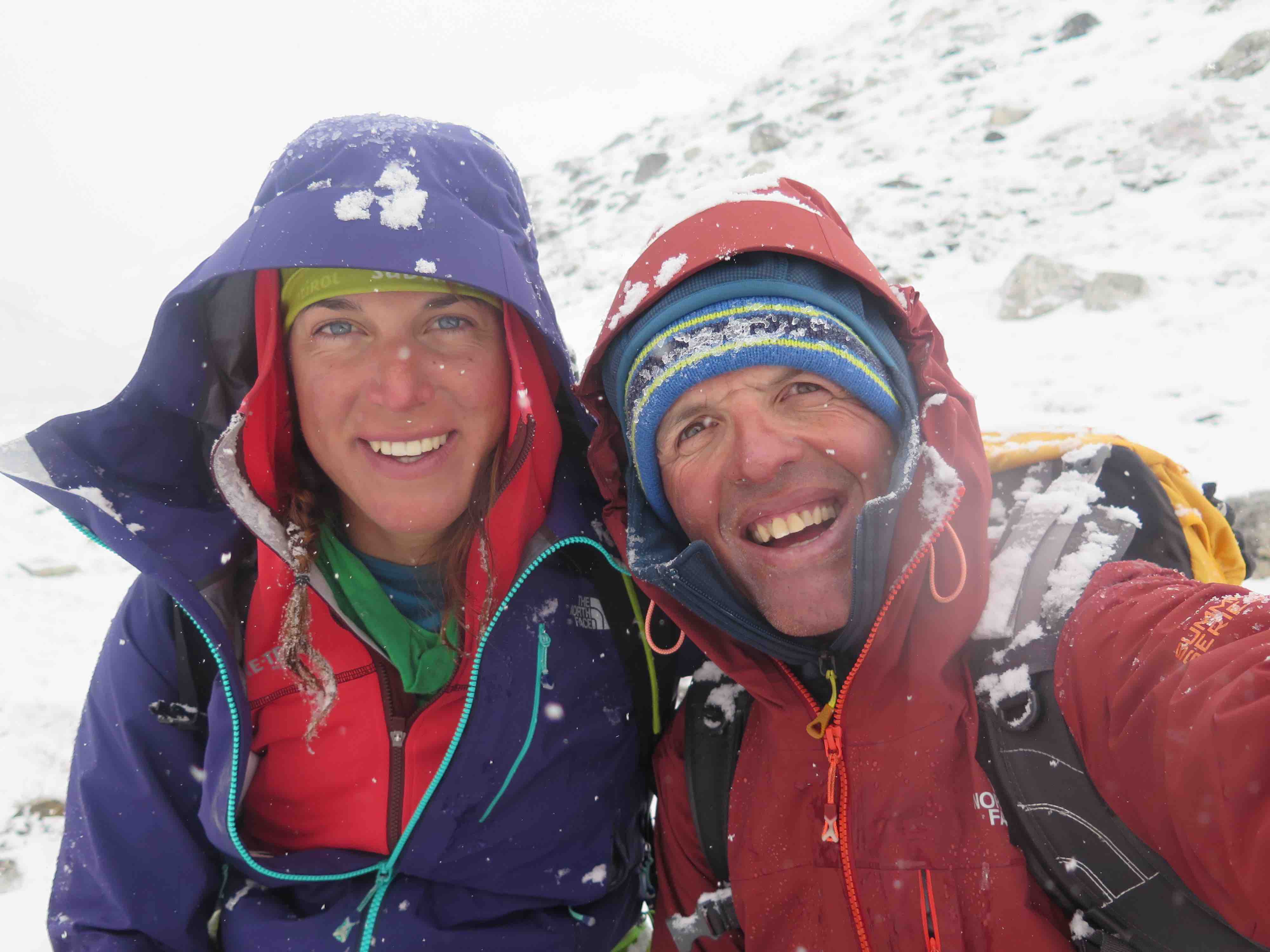 Симоне Моро и Тамара Лунгер в восхождении на Айленд Пик (Island Peak / Imja Tse) по новому маршруту