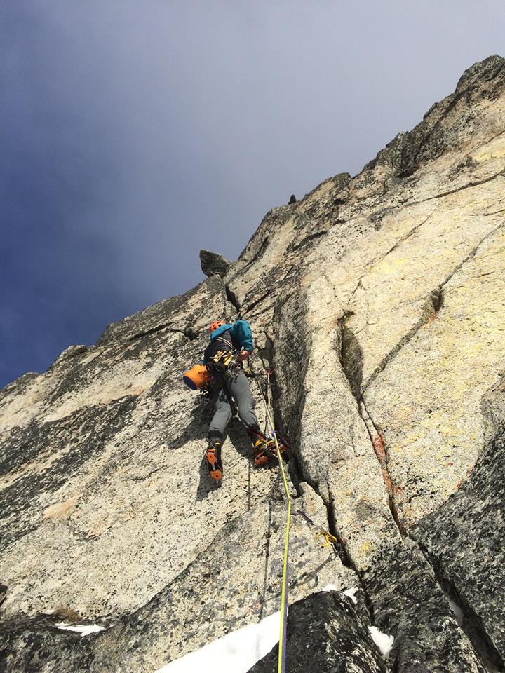 маршрут Chad Kellogg Memorial Route на вершину пика Аргонавт (Argonaut Peak)