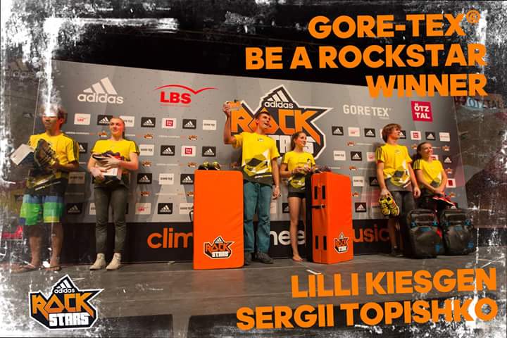 Топишко Сергей - победитель соревнований "GORE-TEX Be a Rockstar 2015"