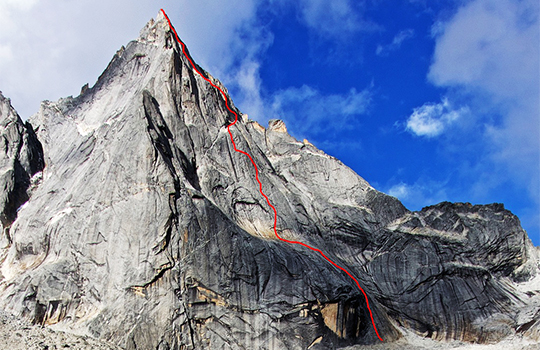 маршрут "Secret Moon Cake" по Южной стене Игл Пик Восточный (Eagle Peak East / Wagrusei Peak )  