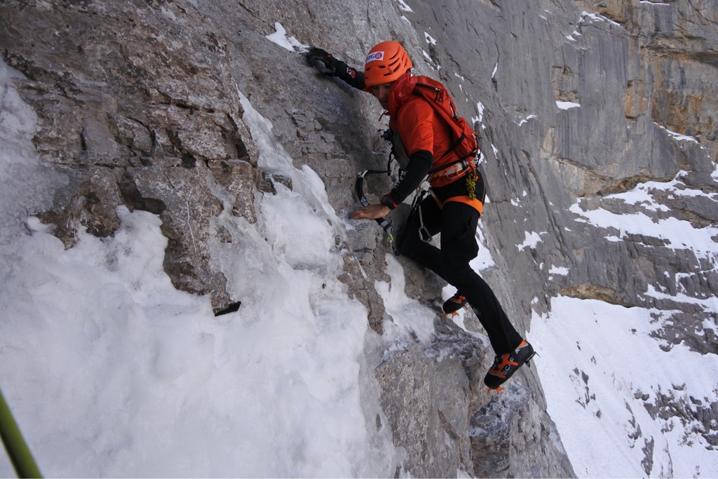 Ули Штек (Ueli Steck). 17 ноября 2015 года. Новый скоростной рекорд восхождения на Северной стене Эйгера