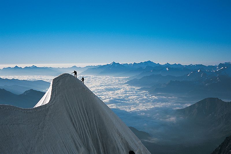 Mont Maudit, хребет Frontier Ridge