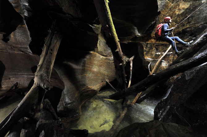 Монастырский каньон (Claustral Canyon) в Австралии