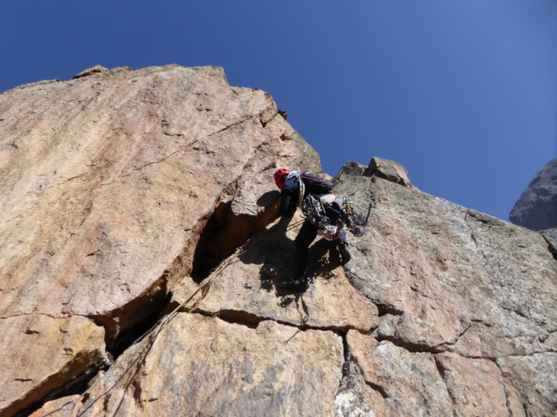 пик Малый Асан (Small Asan peak, 3900 м) по Западной стене