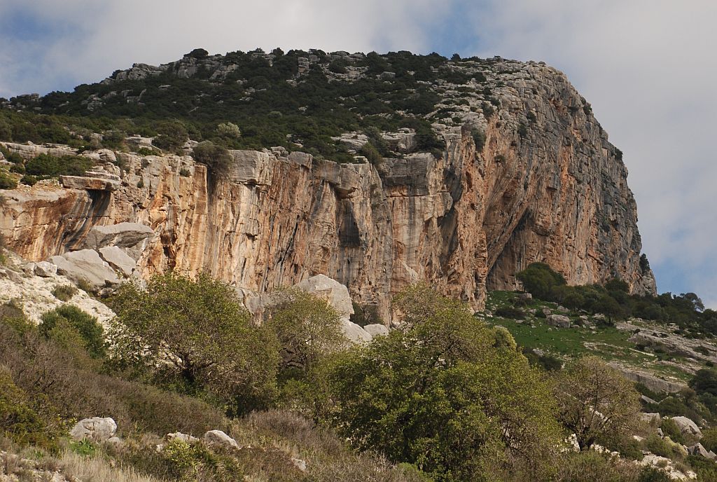 Скалы El Chorro в Андалузии вблизи Малаги