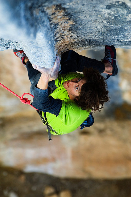 Dave Graham, Humildes Pacasa, 8b+ , Oliana (Lleida). Фото: Keith Ladzinski. Источник: flickr.com