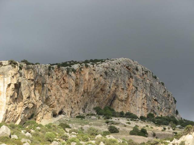 скалолазный район El Chorro в Андалусии (юг Испании).